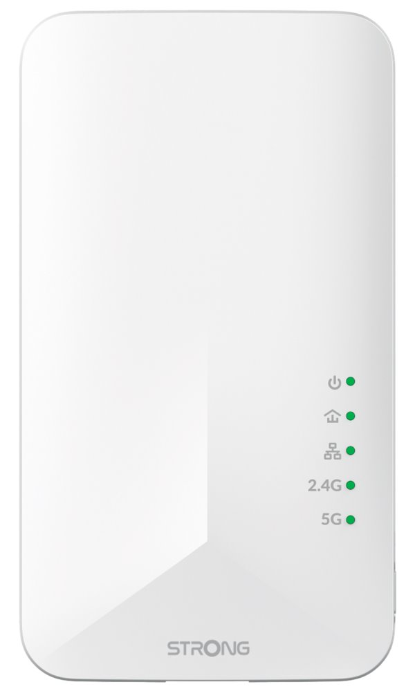 STRONG sada 2 adaptérů Powerline 1000 WF DUO FRV2/ Powerline 1000 Mbit/s/ Wi-Fi 1200 Mbit/s/ 2x LAN/ bílý
