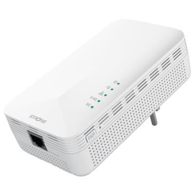 STRONG sada 2 adaptérů Powerline 1000 WF DUO FRV2/ Powerline 1000 Mbit/s/ Wi-Fi 1200 Mbit/s/ 2x LAN/ bílý