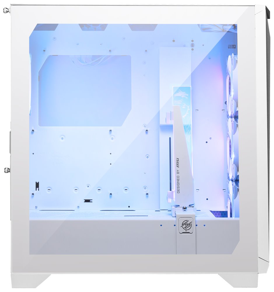 POŠKOZENÝ OBAL - MSI skříň MPG GUNGNIR 300R AIRFLOW WHITE/ bez zdroje/ bílý/ levé temperované sklo/ 4x 120 mm A-RGB fan/ 1x US...