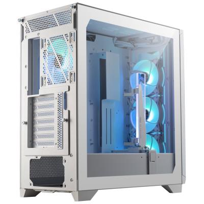 POŠKOZENÝ OBAL - MSI skříň MPG GUNGNIR 300R AIRFLOW WHITE/ bez zdroje/ bílý/ levé temperované sklo/ 4x 120 mm A-RGB fan/ 1x US...