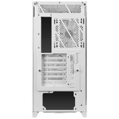 POŠKOZENÝ OBAL - MSI skříň MPG GUNGNIR 300R AIRFLOW WHITE/ bez zdroje/ bílý/ levé temperované sklo/ 4x 120 mm A-RGB fan/ 1x US...
