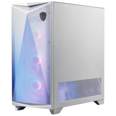 POŠKOZENÝ OBAL - MSI skříň MPG GUNGNIR 300R AIRFLOW WHITE/ bez zdroje/ bílý/ levé temperované sklo/ 4x 120 mm A-RGB fan/ 1x US...