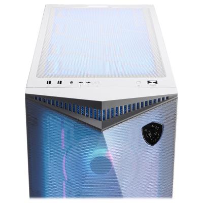 POŠKOZENÝ OBAL - MSI skříň MPG GUNGNIR 300R AIRFLOW WHITE/ bez zdroje/ bílý/ levé temperované sklo/ 4x 120 mm A-RGB fan/ 1x US...