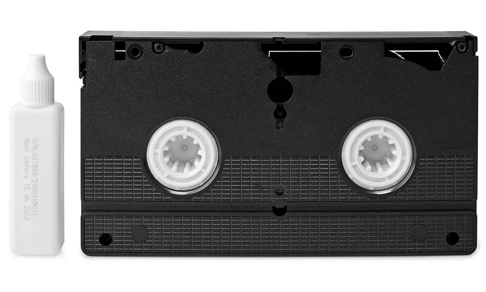 NEDIS čistič hlav VHS kazet/ 20 ml/ černý