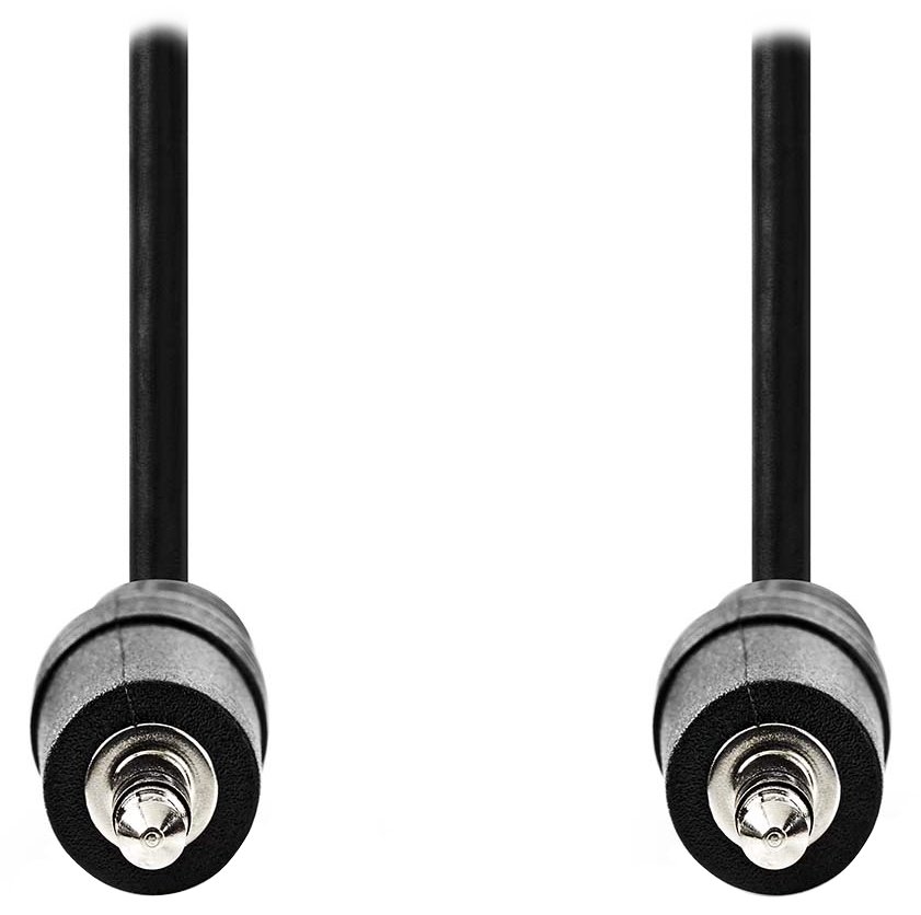 NEDIS stereo audio kabel s jackem/ zástrčka 3,5 mm - zástrčka 3,5 mm/ černý/ bulk/ 10m
