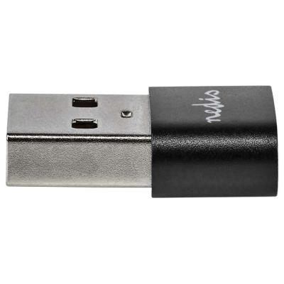 NEDIS adaptér USB/ konektory USB 2.0 A – USB-C zásuvka/ černý/ blistr