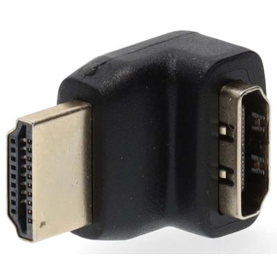 NEDIS adaptér HDMI/ konektor HDMI – zásuvka HDMI/ úhlový 270°/ černý/ box