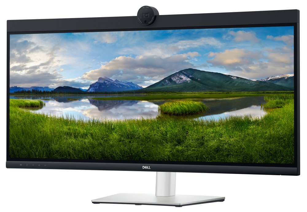 DELL P3424WEB/ 34" curved/ 21:9/ 3440 x 1440/ WQHD/ 1000:1/ 8ms/IPS/DP/HDMI/USB-C/4xUSB/RJ45/webkamera/3Y Basic on-s.