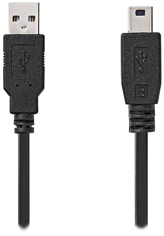 NEDIS kabel USB 2.0/ zástrčka USB-A - zástrčka USB Mini-B 5 pinů/ černý/ bulk/ 3m