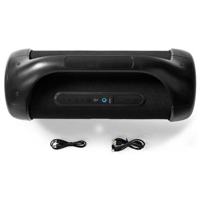 NEDIS párty reproduktor/ 2.0/ výkon 120 W/ Bluetooth 5.0/ AUX/ USB-C/ USB-A/ 3,5 mm jack/ 1x 6,35 mm/ IPX5/ ABS/ černý