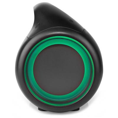NEDIS párty reproduktor/ 2.0/ výkon 120 W/ Bluetooth 5.0/ AUX/ USB-C/ USB-A/ 3,5 mm jack/ 1x 6,35 mm/ IPX5/ ABS/ černý