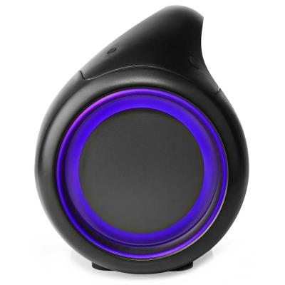 NEDIS párty reproduktor/ 2.0/ výkon 120 W/ Bluetooth 5.0/ AUX/ USB-C/ USB-A/ 3,5 mm jack/ 1x 6,35 mm/ IPX5/ ABS/ černý