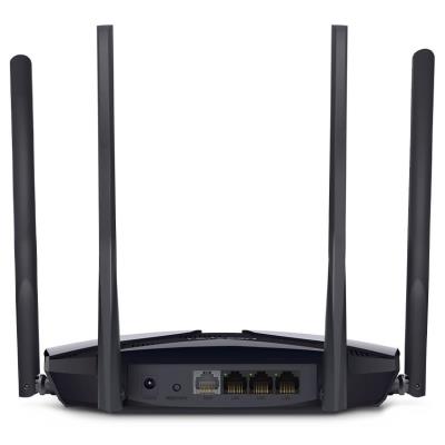 Mercusys MR80X - AX3000 Dual Band Wi-Fi 6 Router, 1x GbE WAN, 3x GbE LAN
