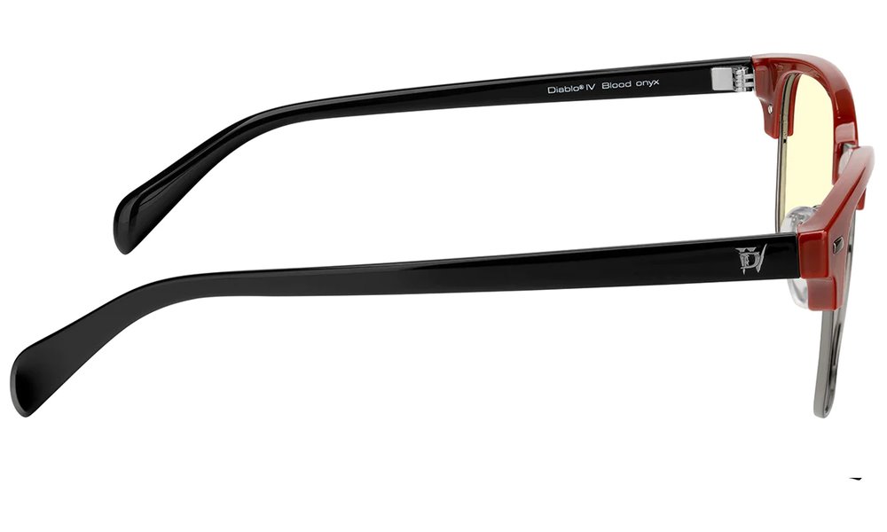 GUNNAR kancelářské/herní brýle DIABLO IV SANCTUARY EDITION - BLIZZARD BLOOD-ONYX * jantarová skla * BLF 65 * GUNNAR focu