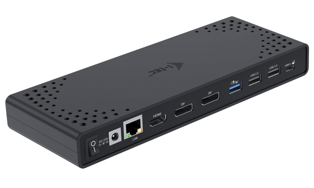 i-tec dokovací stanice Gen2 Thunderbolt 3/ Triple display/ 2x USB-A 3.2/ 2x USB 2.0/ 2x USB-C/ 2x DP/ HDMI/ LAN/ PD 100