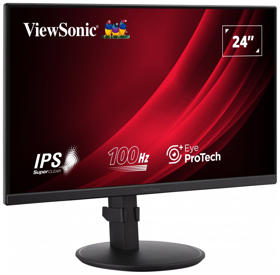 ViewSonic VG2408A / 24"/ IPS/ 16:9/ 1920x1080/ 5ms/ 250cd/m2/ DP/ HDMI/ VGA/2+1 USB/ PIVOT