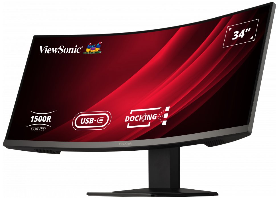 ViewSonic VG3419C / 34" prohnutý/ VA/ 21:9/ 3440x1440/ 3,5ms/ 300cd/m2/ DP/ HDMI/ USB/ RJ45/ Repro