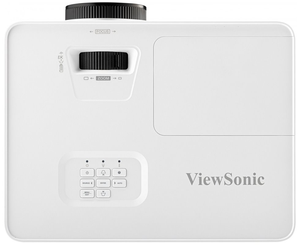 ViewSonic PA700X/ XGA/ DLP projektor/ 4500 ANSI/ 12500:1/ Repro/ VGA/ HDMI x2/ USB/ RS232/ monitor out