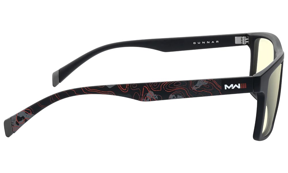 GUNNAR kancelářske/herní brýle CALL OF DUTY ALPHA EDITION ONYX INFRARED * jantarová skla * BLF 65 * GUNNAR focus