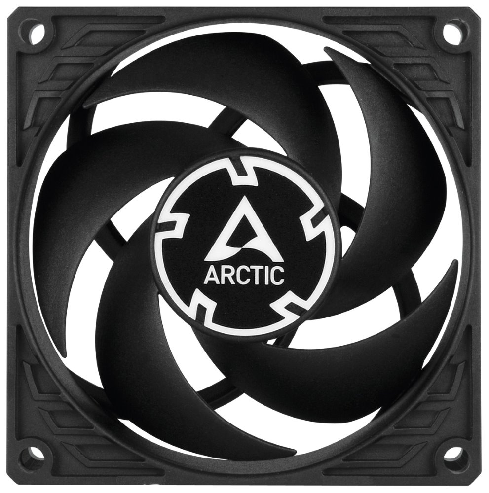 ARCTIC P8 PWM PST black ventilátor 80mm / PWM / PST / černý