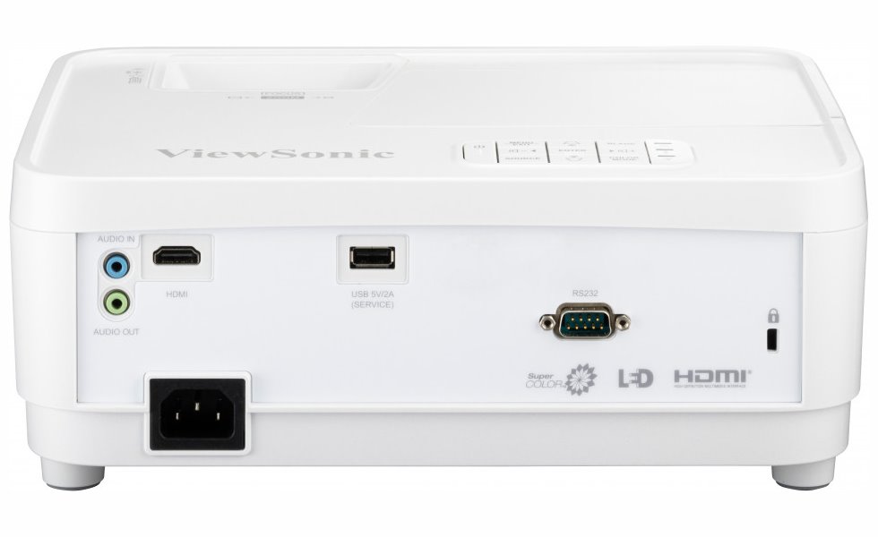 ViewSonic LS510WH / WXGA 1280x800 / DLP LED projektor/ 3000 ANSI/ 3000000:1/ Repro/ HDMI/ RS232 / IPX5/ 360° projekce 24