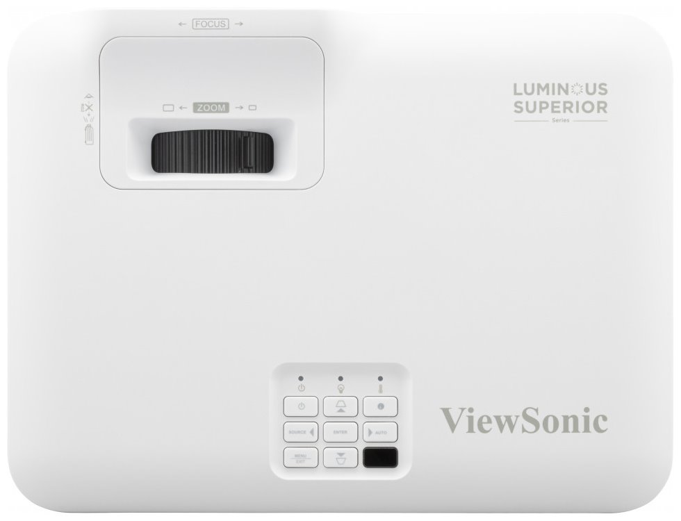 ViewSonic LS740W/ WXGA 1280x800 / LASER projektor / 5000 ANSI / 3000000:1/ Repro/ 2x HDMI/ RS232 / USB
