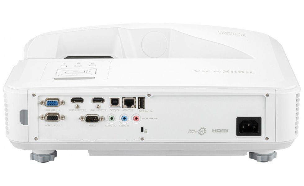 ViewSonic LS832WU/ 1920x1200 ultrashort / LASER projektor / 5000 ANSI / 3000000:1/ Repro/ 2x HDMI/ RS232 / RJ45/ USB