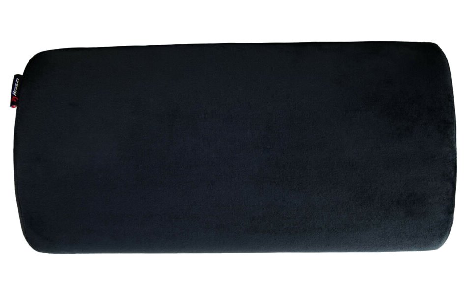 AROZZI Foot Rest Soft Fabric Velvet Black/ ergonomický polštář pod nohy/ sametově černý