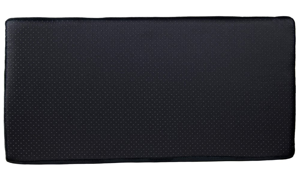 AROZZI Foot Rest Soft Fabric Velvet Black/ ergonomický polštář pod nohy/ sametově černý