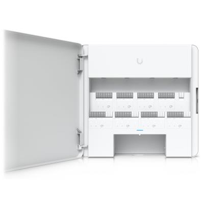 Ubiquiti Enterprise Access Hub - Rozbočovač, 10x GbE, 8x PoE Out 802.3af, 8x relé, 8+8 vstupů, záložní napájení