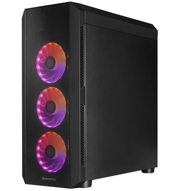 CHIEFTEC MidT Scorpion 4 GL-04B-UC-OP / ATX / 2x USB3.0 / USB-C / 4x120mm fan / ARGB/ průhledná bočnice / černá