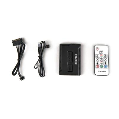 CHIEFTEC MidT Scorpion 4 GL-04B-UC-OP / ATX / 2x USB3.0 / USB-C / 4x120mm fan / ARGB/ průhledná bočnice / černá