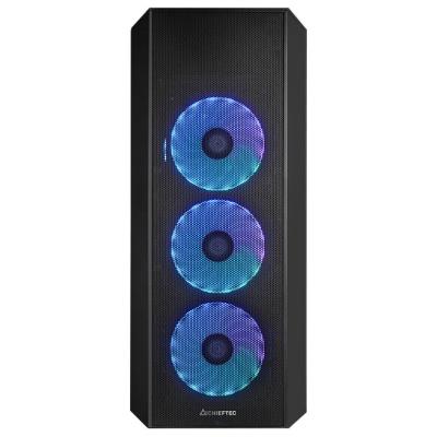 CHIEFTEC MidT Scorpion 4 GL-04B-UC-OP / ATX / 2x USB3.0 / USB-C / 4x120mm fan / ARGB/ průhledná bočnice / černá