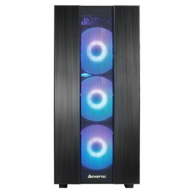 CHIEFTEC ATX GS-02B-OP / ARGB / 4x120 mm / USB 3.0 / USB-C / černý