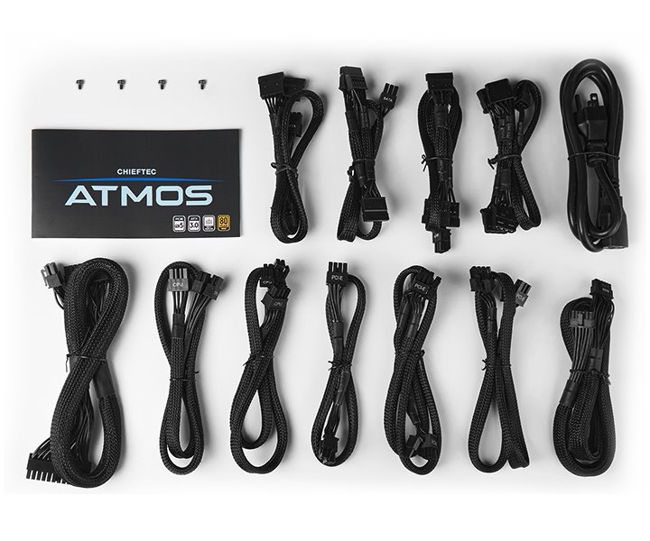 CHIEFTEC zdroj CPX-750FC / 750W/ ATX3.0 / 120mm fan / akt. PFC / modulární kabeláž / 80PLUS Gold