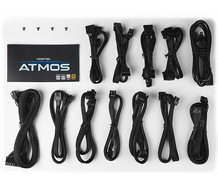 CHIEFTEC zdroj CPX-850FC / 850W/ ATX3.0 / 120mm fan / akt. PFC / modulární kabeláž / 80PLUS Gold