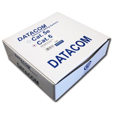 DATACOM UTP drát CAT6  PVC,Eca 100m šedý