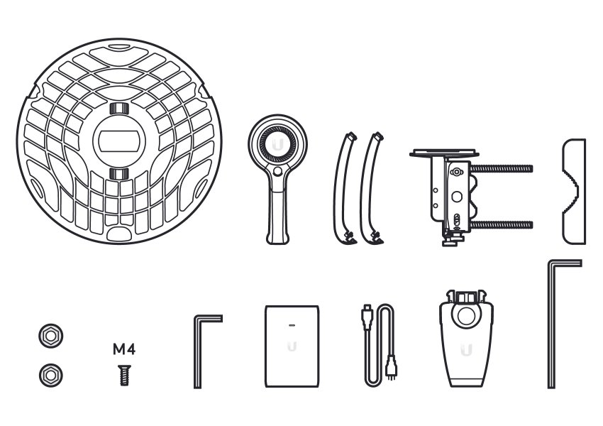 Ubiquiti AirFiber 60 LR - 60GHz PtP/PtMP klient (57-71GHz), PtP, 38 dBi, 1.9+Gbps propustnost