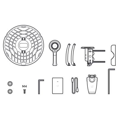 Ubiquiti AirFiber 60 LR - 60GHz PtP/PtMP klient (57-71GHz), PtP, 38 dBi, 1.9+Gbps propustnost