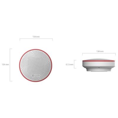 EZVIZ chytrá venkovní siréna T9C/ IP54/ Wi-Fi/ 4x CR123A/ Externí DC 12V/ ZigBee 3.0/ bílá