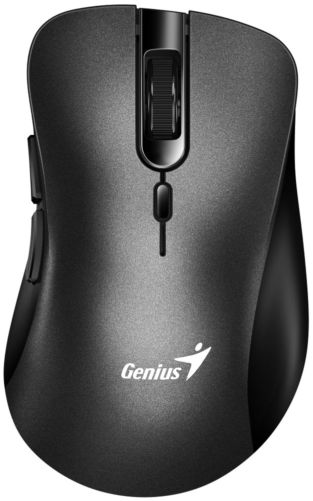 GENIUS Ergo 8100S Black/ 1600 dpi/ bezdrátová/ 6tlačítek/ tichá/ černá