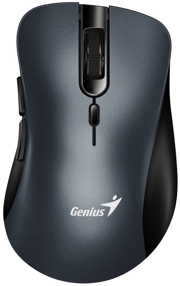 GENIUS Ergo 8100S Iron Grey/ 1600 dpi/ bezdrátová/ 6tlačítek/ tichá/ kovově šedá