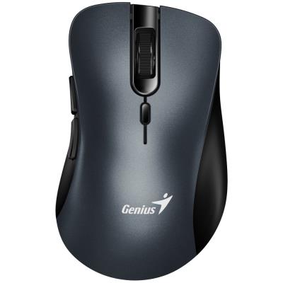 GENIUS Ergo 8100S Iron Grey/ 1600 dpi/ bezdrátová/ 6tlačítek/ tichá/ kovově šedá