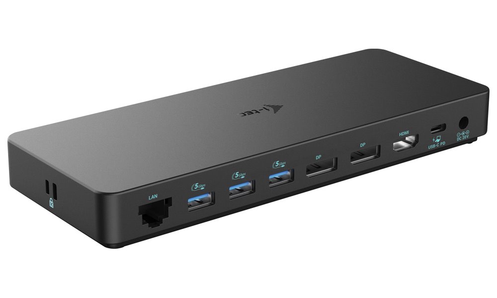 i-tec dokovací stanice Gen2 Thunderbolt 3/ Triple display/ 3x USB-A 3.2/ 2x USB 2.0/ 2x USB-C/ 2x DP/ HDMI/ LAN/ PD 100