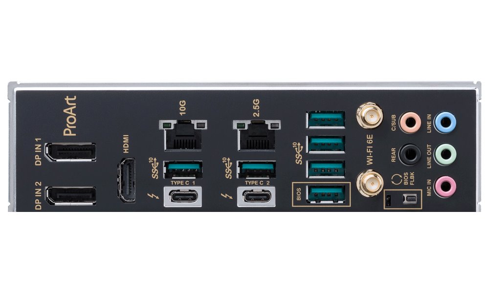 ASUS ProArt Z790-CREATOR WIFI / Z790 / LGA1700 / 4x DDR5 / 4x M.2 / HDMI / DP / Thunderbolt / Wi-Fi / ATX