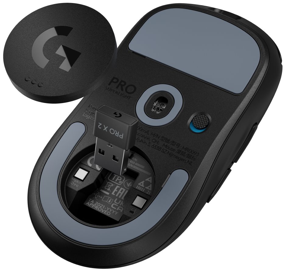 Logitech PRO X SUPERLIGHT 2/ myš /optická /bezdrátová/ černá