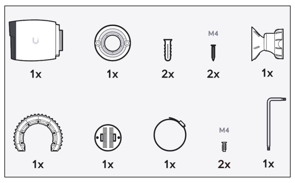 Ubiquiti AI Professional - kamera, 8Mpx rozlišení, 30 fps, IR LED, 3x zoom, obousměrné audio, IP65, PoE, bílá