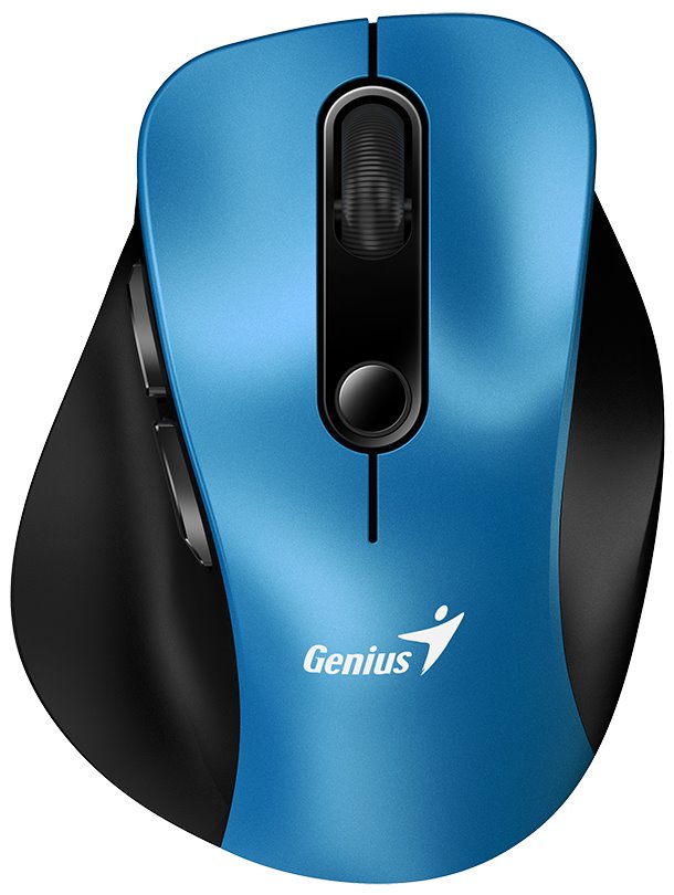 GENIUS Ergo 9000S Blue/ duální Bluetooth + 2,4GHz/ 2400 dpi/ bezdrátová/ tichá/ modrá