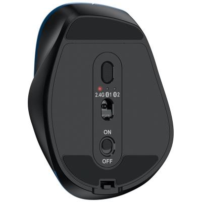 GENIUS Ergo 9000S Blue/ duální Bluetooth + 2,4GHz/ 2400 dpi/ bezdrátová/ tichá/ modrá