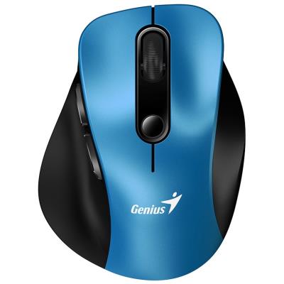 GENIUS Ergo 9000S Blue/ duální Bluetooth + 2,4GHz/ 2400 dpi/ bezdrátová/ tichá/ modrá